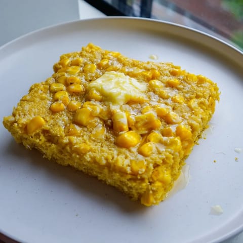 Hearty Golden Corn Flapjacks