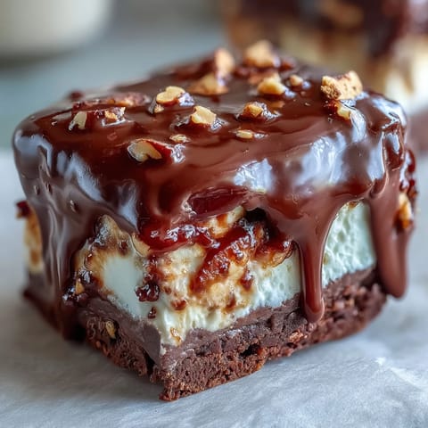 Crisp apple slices dipped in chocolate and topped with graham cracker crumbs and gooey marshmallow fluff.