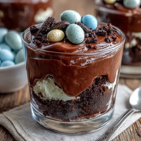 Easter Bunny Dirt Cups