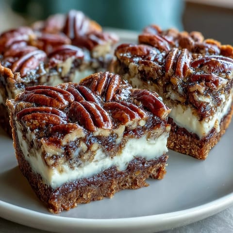Kentucky Derby Pecan Pie Bars with Brown Sugar Crust