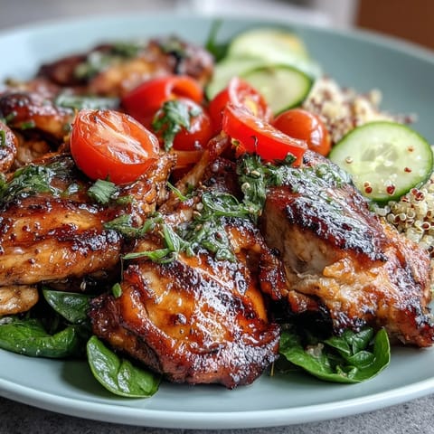 Lemon Vinaigrette Grilled Chicken