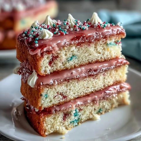 Spring Ombre Pastel Cake