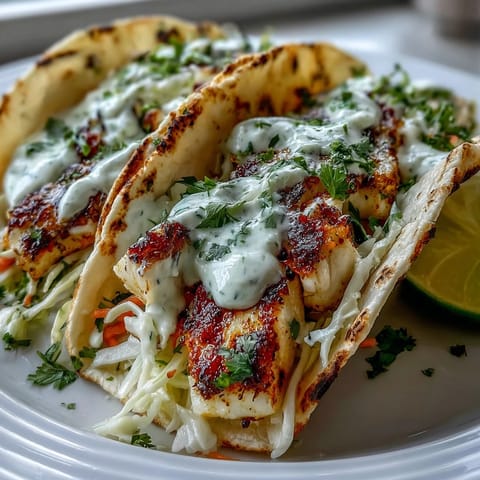 Coconut Lime Grilled Fish Tacos