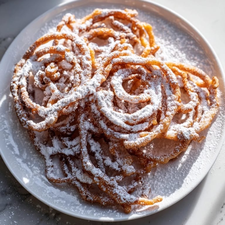 Golden brown funnel cakes, a classic American dessert, offer a satisfying crunch and sweet flavor, perfect for sharing.