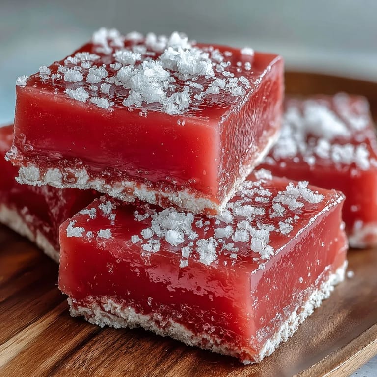 Homemade Guava Cheese confection with a glossy finish and tangy guava aroma.