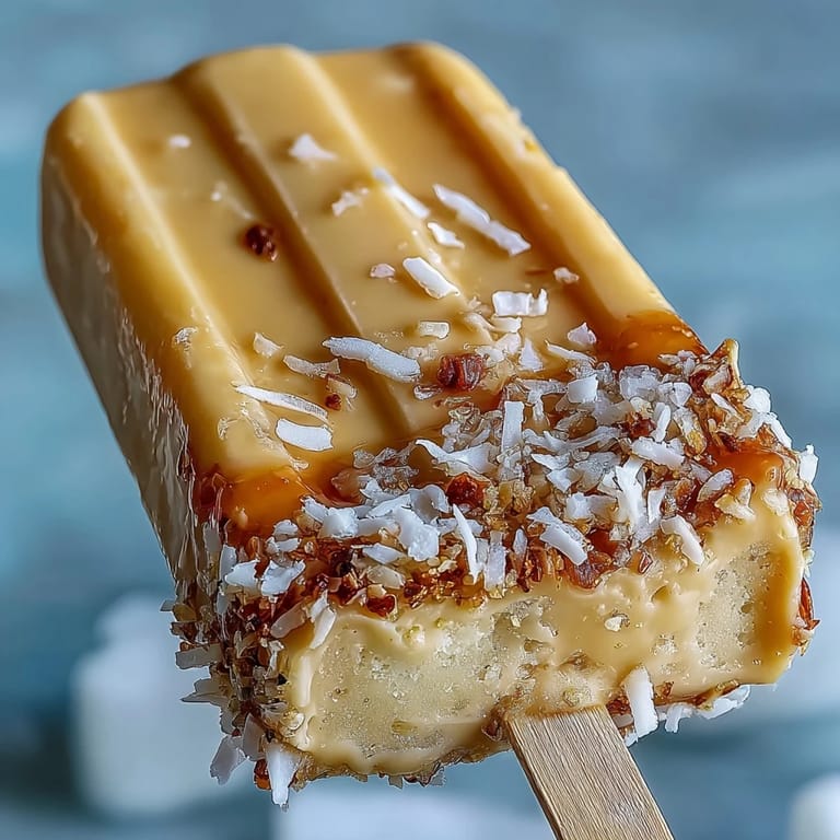 Zesty Mango Greek Yogurt Popsicles with Lime and Coconut, offering a creamy, guilt-free dessert perfect for warm days.