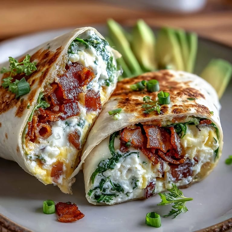 Green Eggs and Ham Breakfast Wraps: a wholesome, veggie-packed morning meal with creamy eggs and melty cheese.