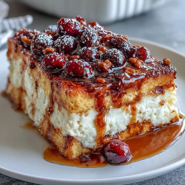 Warm oven-baked blueberry pancake casserole with a crispy sugar topping, ideal for serving family-style at breakfast gatherings.