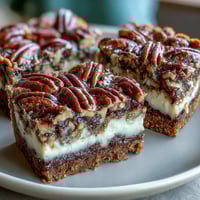 Kentucky Derby Pecan Pie Bars with Brown Sugar Crust